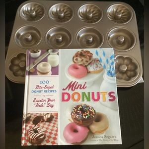 NWOT - Cookbook & donut pan.  PERFECT GIFT